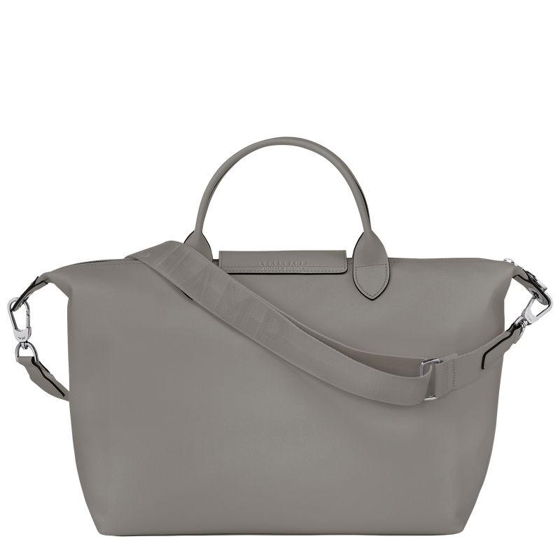 Turtledove - Leather Longchamp Le Pliage Xtra L Men Handbag | AU8924XY