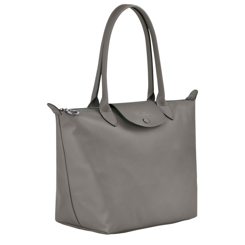 Turtledove - Leather Longchamp Le Pliage Xtra M Tote Women Shoulder Bags | AU7559LI