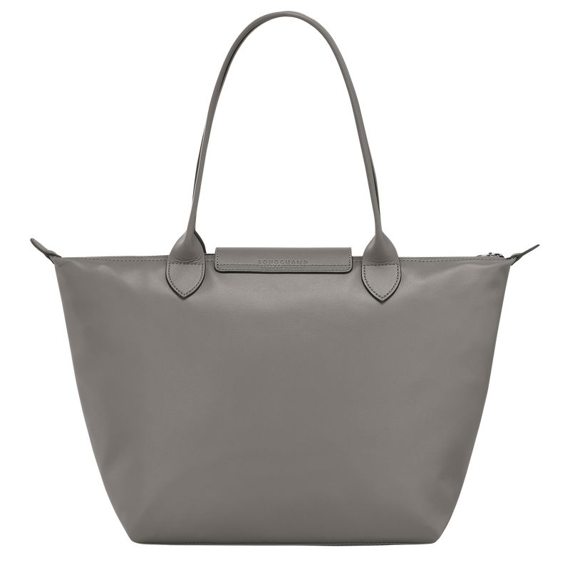 Turtledove - Leather Longchamp Le Pliage Xtra M Tote Women Shoulder Bags | AU7559LI